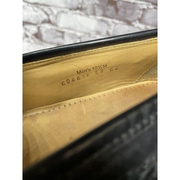 Cole Haan Black Leather Woven Weaves Buckle Loafers Dress Shoes Men 10.5M US/44 - Picture 8 of 16